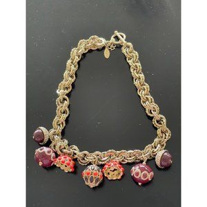 Vintage Ann Taylor Autumn Toned Necklace